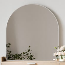 85cm Zane Arched Aluminium Wall Mirror